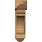 Ekena Millwork Olympic Arts and Crafts Rough Sawn Bracket w/ Offset Brace, Western Red Cedar, 8"W x 30"D x 30"H BKT0806X30X30OLY03RWR - alternate 4